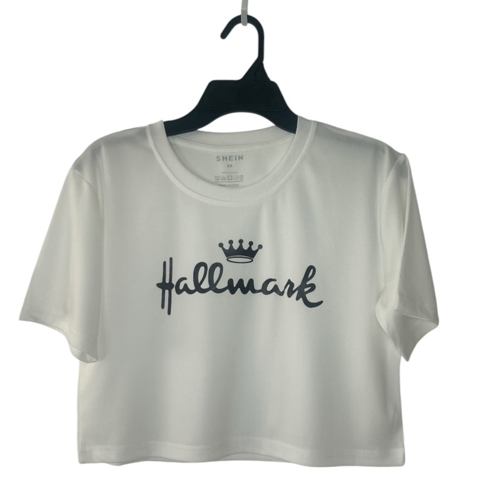 Women's Solid Color Crop Top With Short Sleeves And Round Neckline